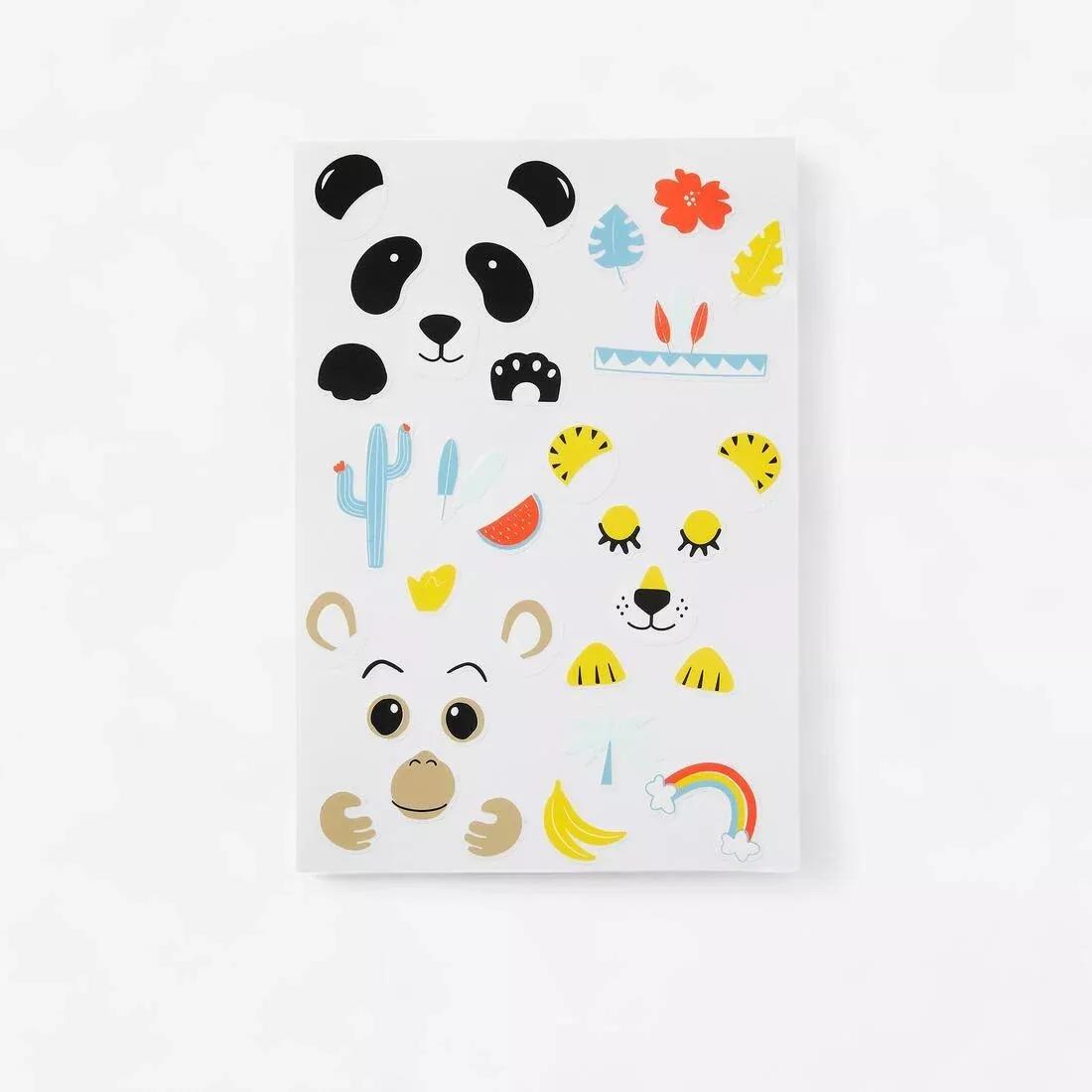 Stickers Oxelo - Flowers, Multicolour, No Color, medium