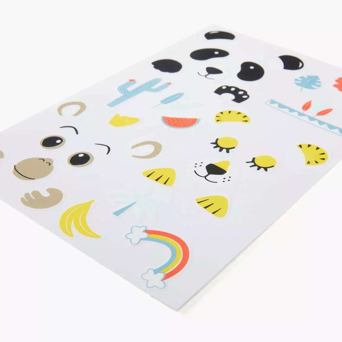 Stickers Oxelo - Flowers, Multicolour, No Color, medium