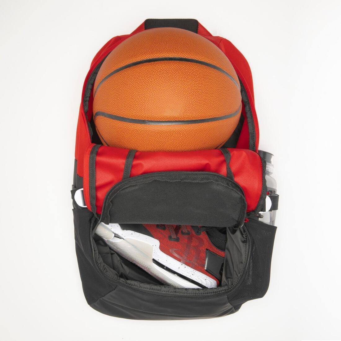 TARMAK - 25L Basketball Backpack - Chicago Bulls Nba 500, Red