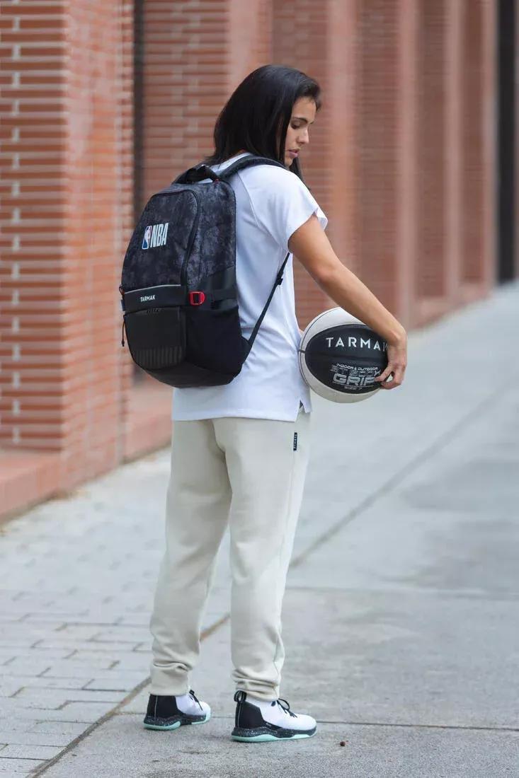 Basketball Backpack 25 L NBA 500, silver grey, No Color, large image number 7