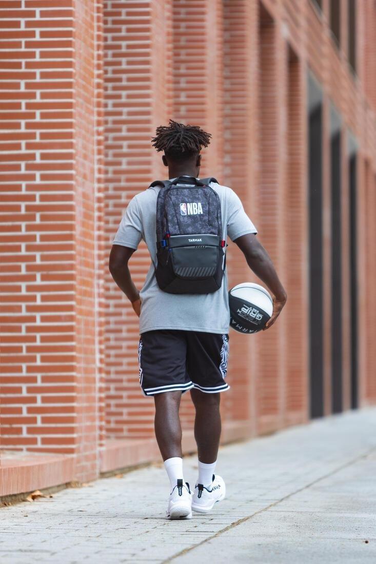 25L Basketball Backpack - Chicago Bulls Nba 500, Purple, No Color, large image number 2