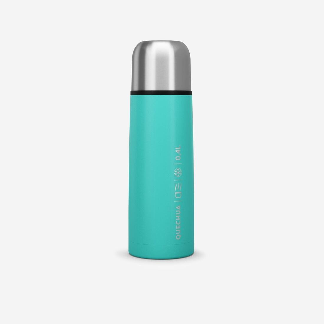 Stainless Steel Isothermal Bottle - 0. 4L, Blue, No Color, large image number 3