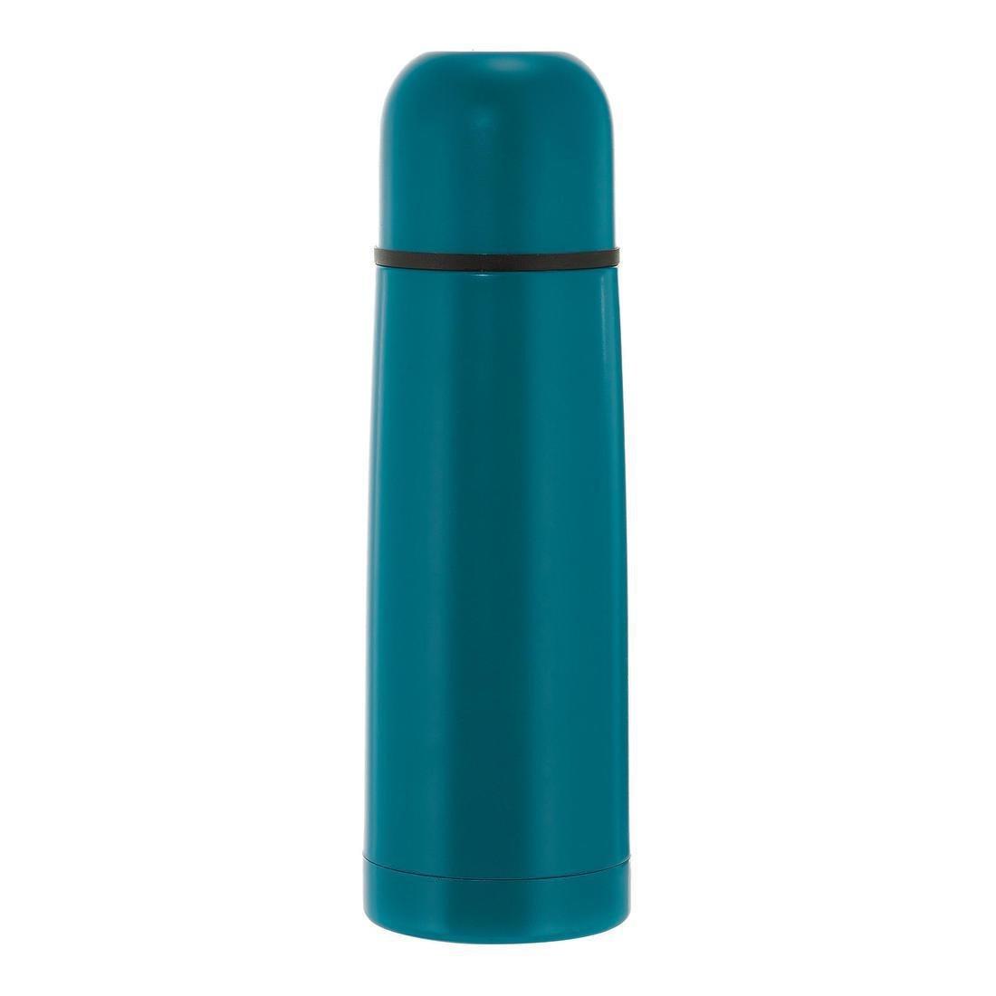 QUECHUA - Stainless Steel Isothermal Bottle - 0.4L, Blue