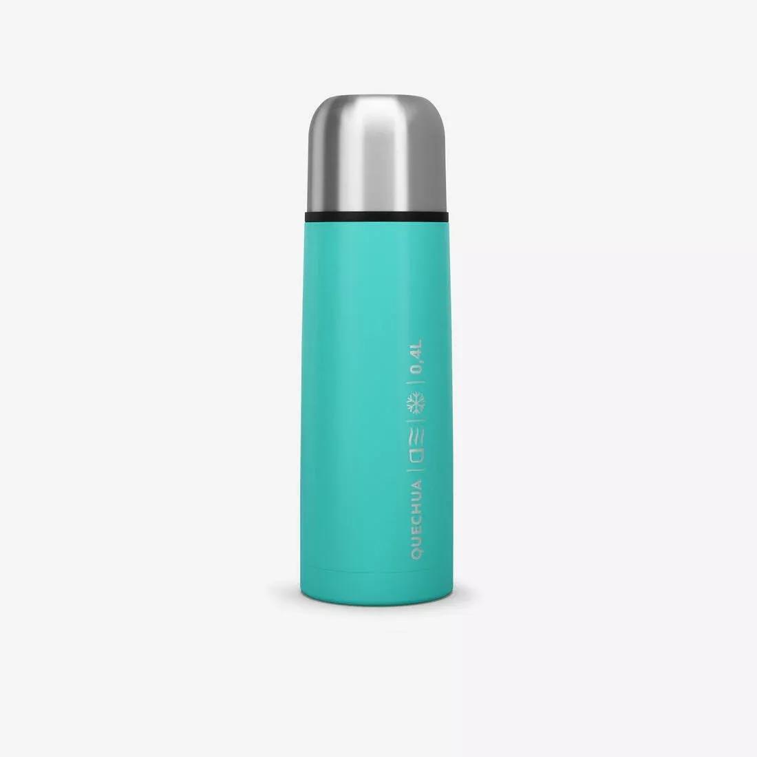 Stainless Steel 0.7 L Insulated Bottle With Cup For Hiking - Metal, Blue, , medium