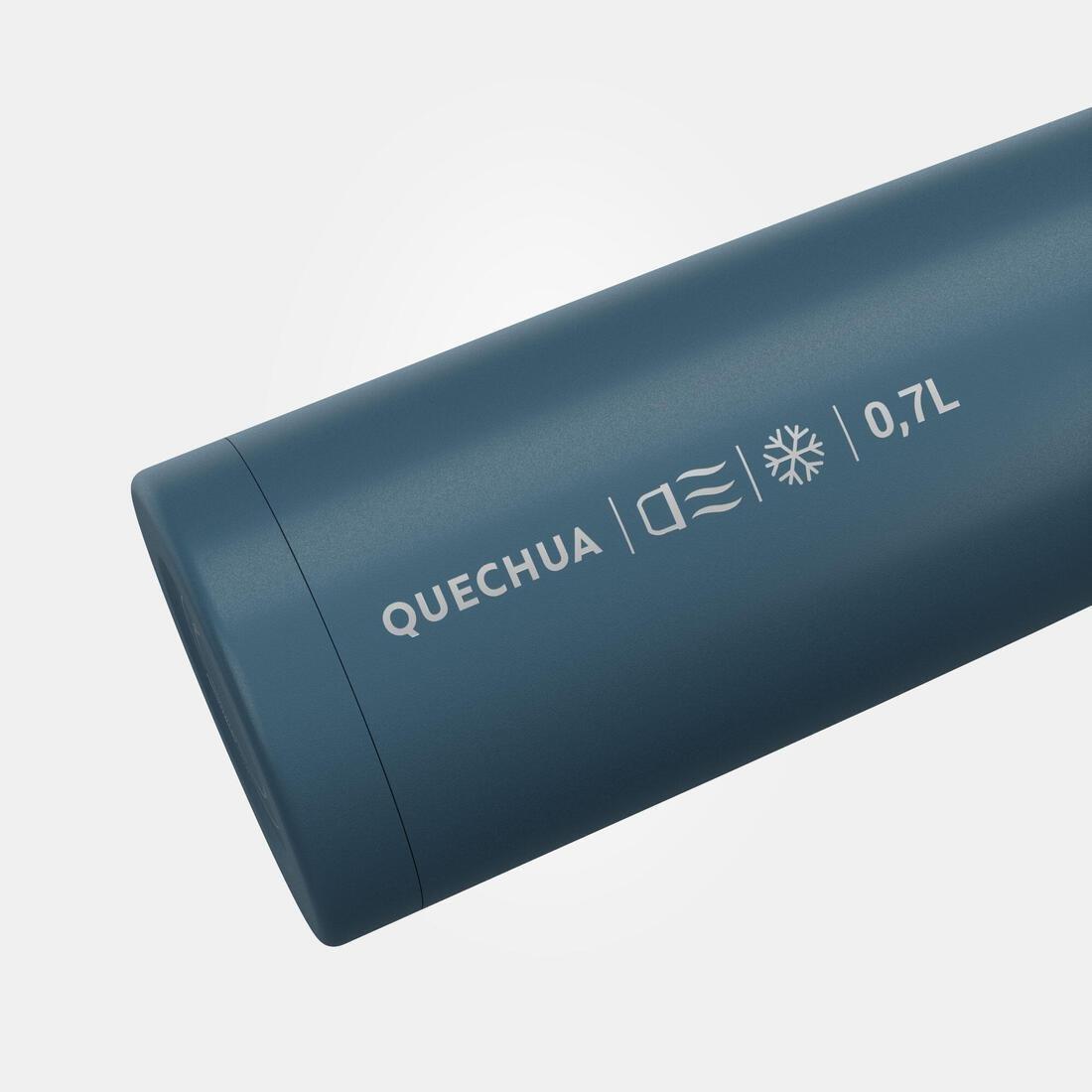 Stainless Steel Isothermal Bottle - 0.7 L, Blue, No Color, large image number 3