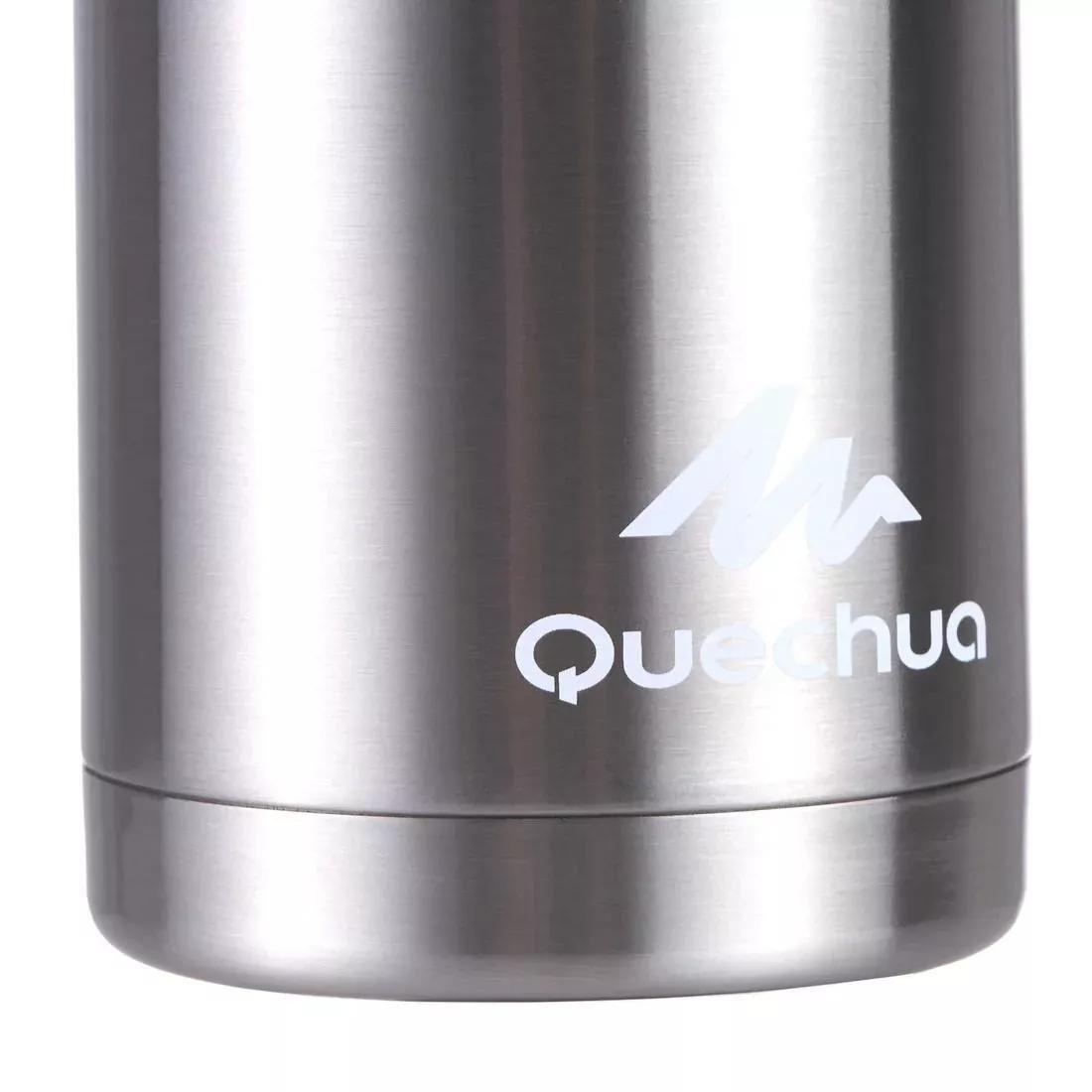 QUECHUA - Stainless Steel Isothermal Bottle - 1L, Blue