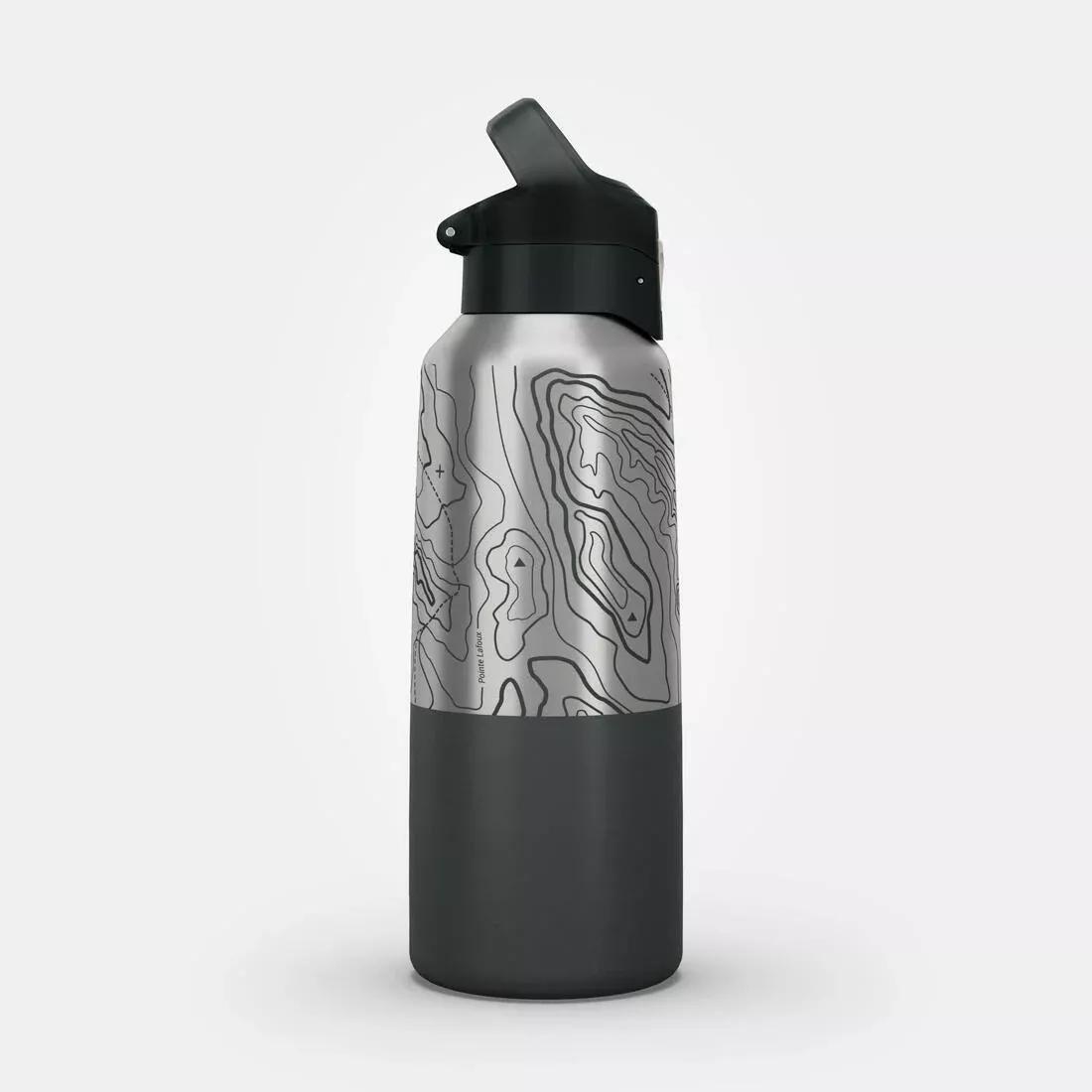 Stainless Steel Hiking Bottle - 0.8L Limited Edition Mh500, Grey, 5401_000, medium