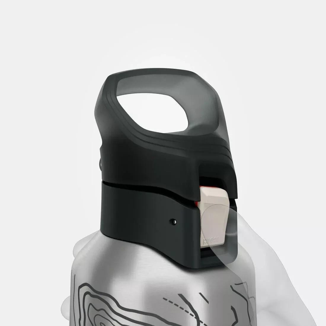 Stainless Steel Hiking Bottle - 0.8L Limited Edition Mh500, Grey, No Color, large image number 3