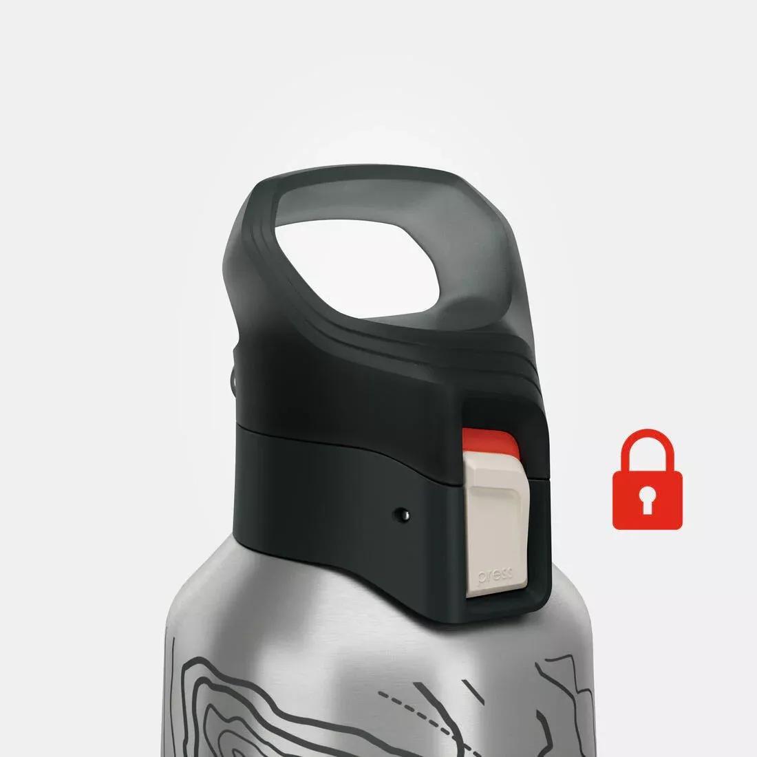 Stainless Steel Hiking Bottle - 0.8L Limited Edition Mh500, Grey, No Color, large image number 4