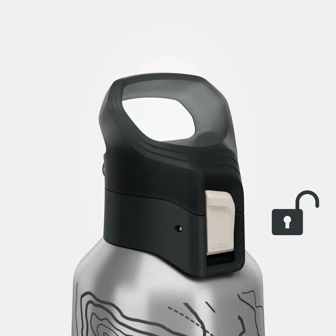 Stainless Steel Hiking Bottle - 0.8L Limited Edition Mh500, Grey, 5401_000, medium