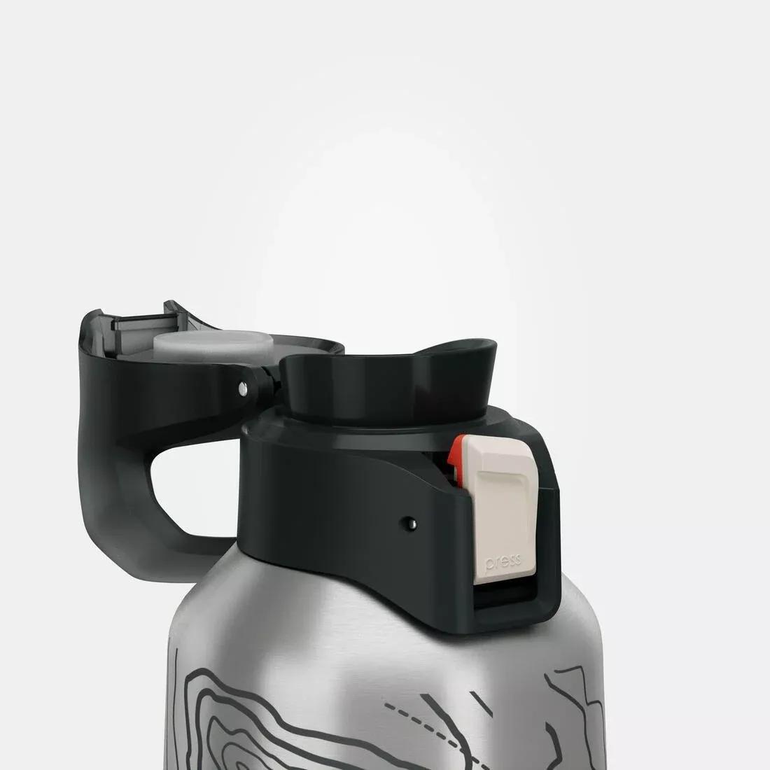 Stainless Steel Hiking Bottle - 0.8L Limited Edition Mh500, Grey, No Color, large image number 6
