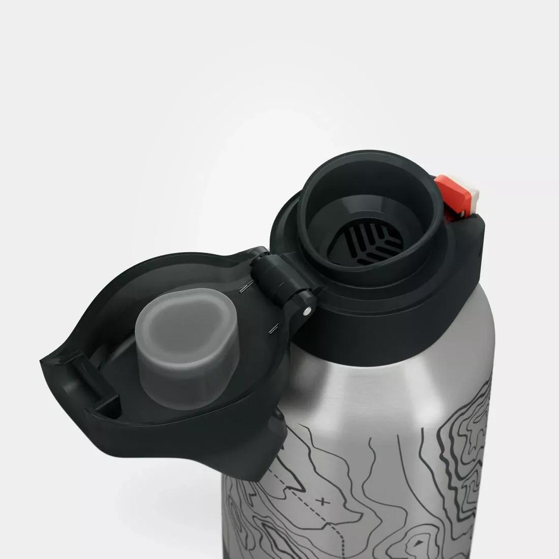 Stainless Steel Hiking Bottle - 0.8L Limited Edition Mh500, Grey, No Color, large image number 7