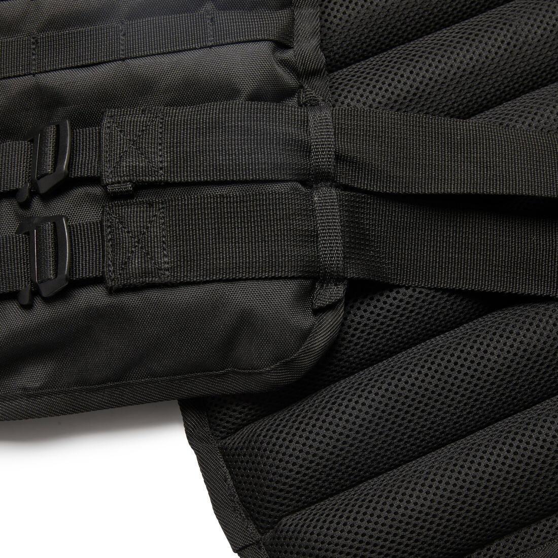 Weight Training And Cross Training Weight Vest - Adjustable 6-10Kg, Black, No Color, large image number 4
