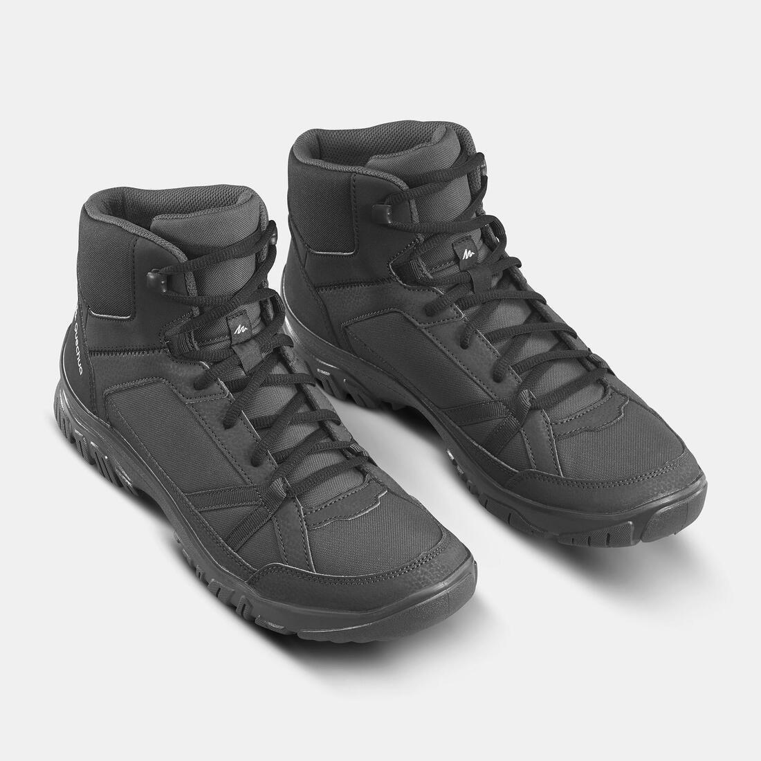 Men Walking Boots - Nh100 Mid, Grey, , large image number 3