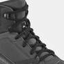 QUECHUA - Men Walking Boots - Nh100 Mid, Grey