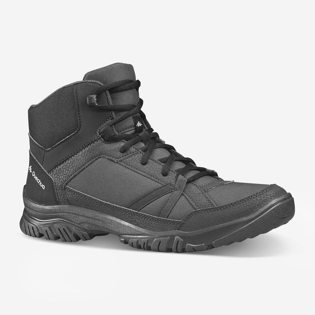 Men Walking Boots - Nh100 Mid, Grey, , large image number 9