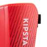 KIPSTA - Unisex Kids Football Shin Pads - Essential 140, Red