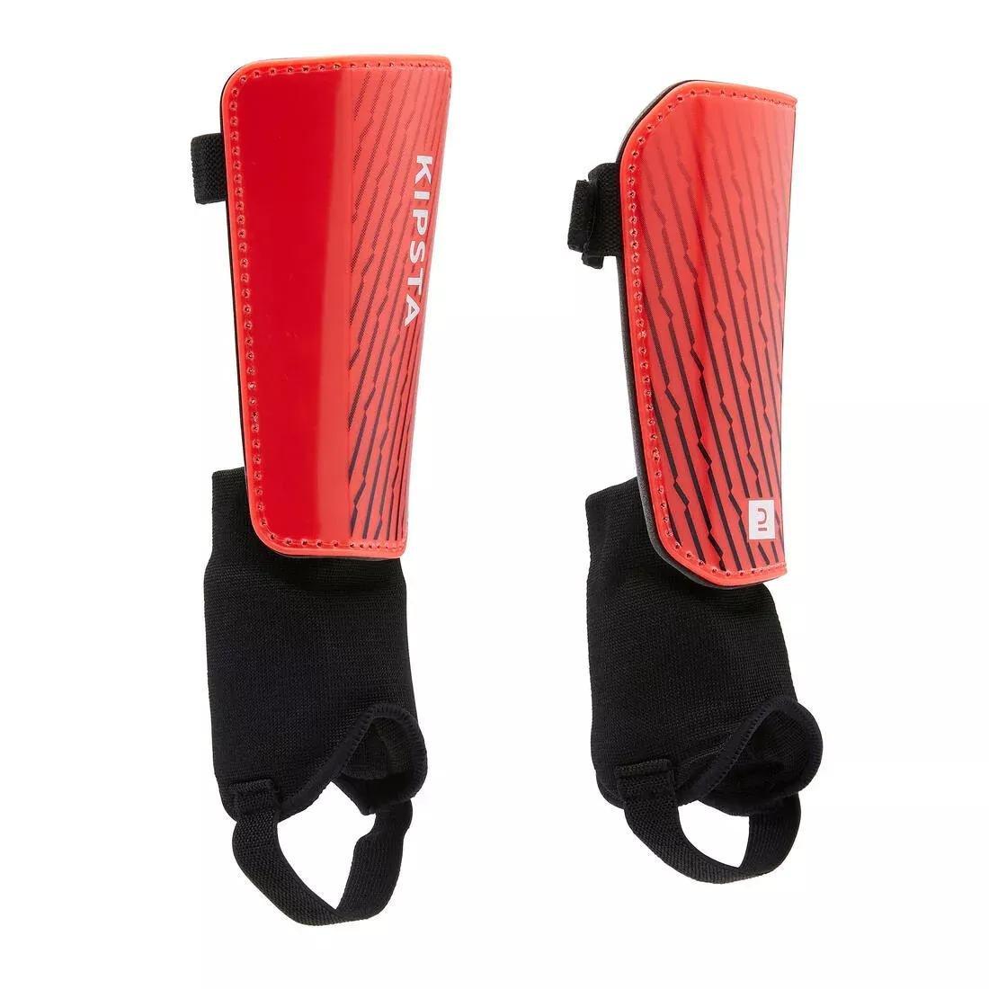 Kids Unisex Football Shin Pads - Essential 140, Black, , large image number 7