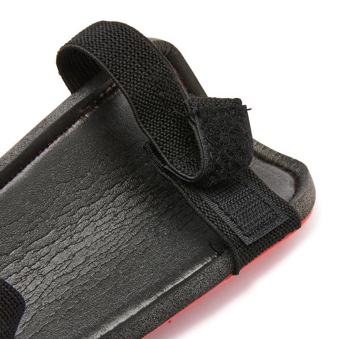 Kids Unisex Football Shin Pads - Essential 140, Black, , large image number 10