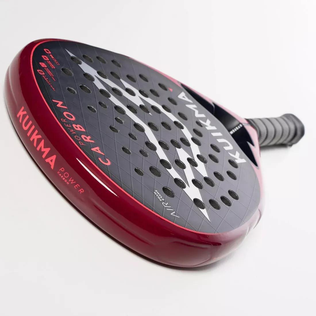 Adults Padel Racket - Pr Power Carbon, Red, No Color, large image number 10