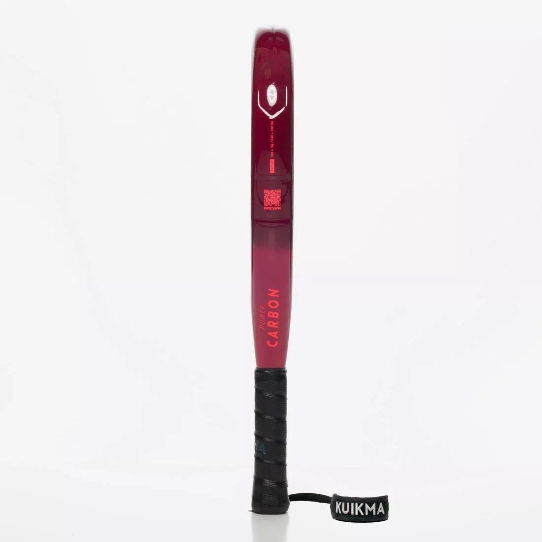 Adults Padel Racket - Pr Power Carbon, Red, No Color, large image number 13