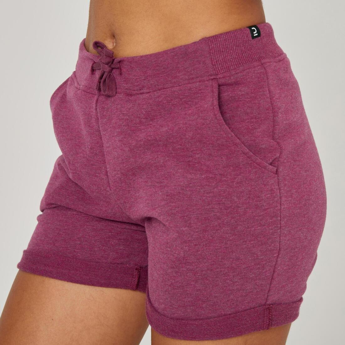 Women Shorts One Shot, Bordeaux, No Color, large image number 2