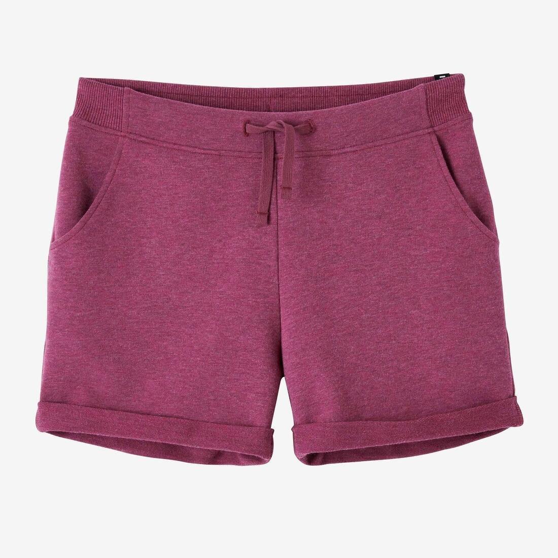 Women Shorts One Shot, Bordeaux, No Color, large image number 4