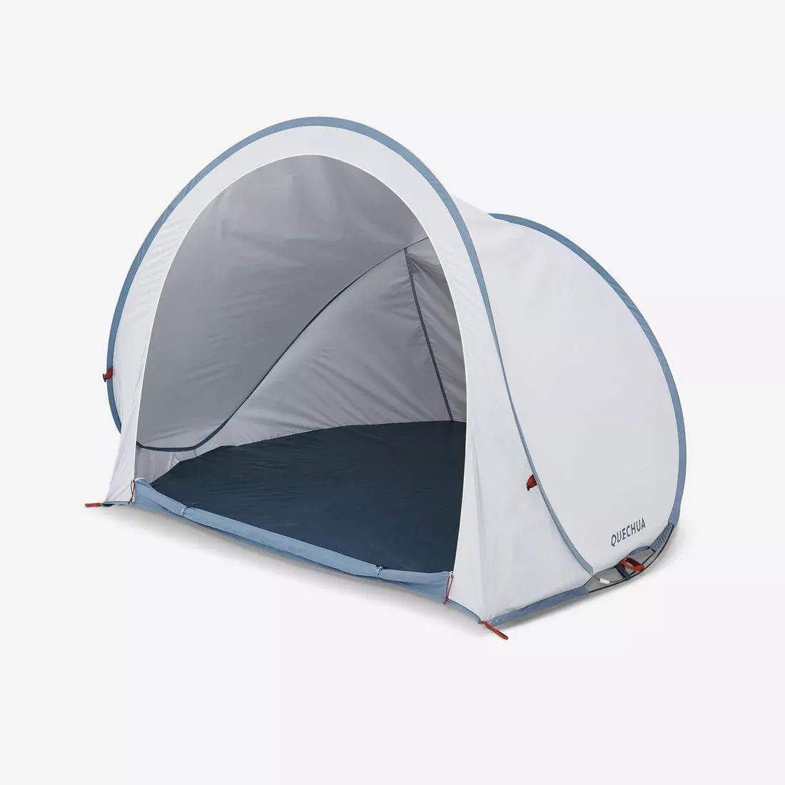 QUECHUA - 2-Person Pop-Up Tent, Blue