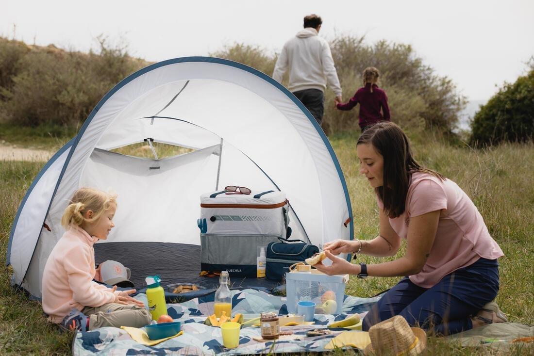 2-Person Pop-Up Tent, Blue, No Color, medium