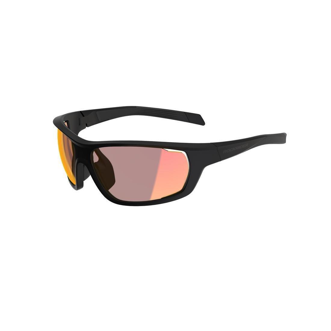 ROCKRIDER - Photochromic Mountain Bike Glasses - Cat 1-3, Black