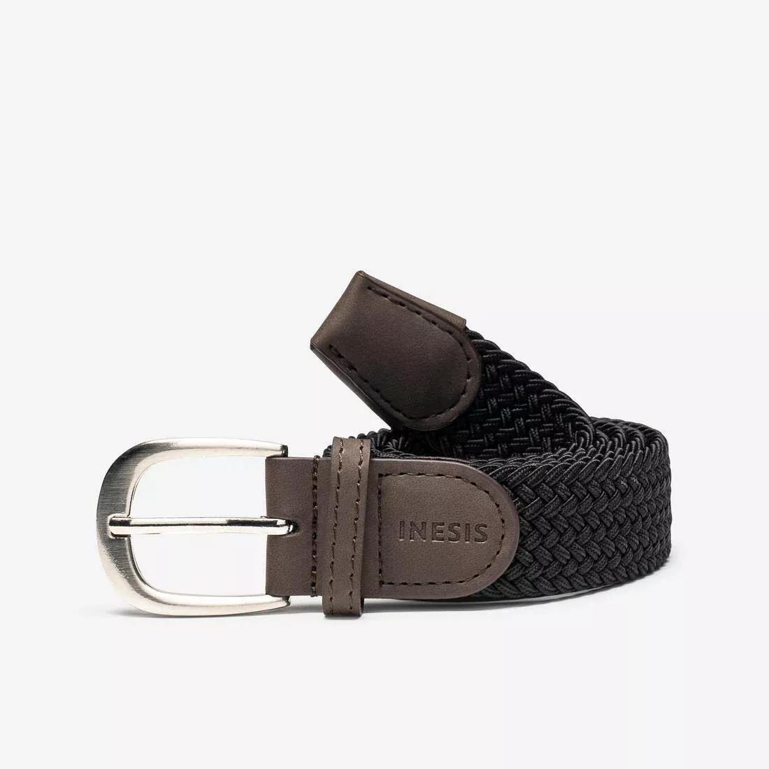Golf Elastic And Stretchy Braided Belt, Blue, , large image number 10