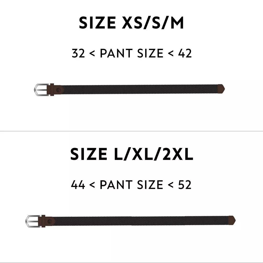 Braided Stretchy Golf Belt, Black, , large image number 8