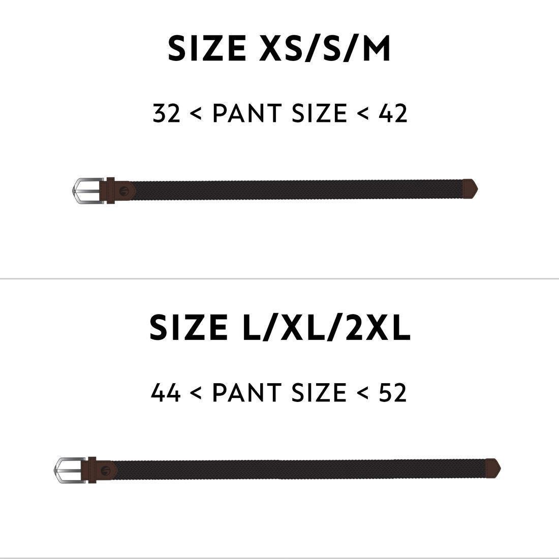 Braided Stretchy Golf Belt, Black, , large image number 14
