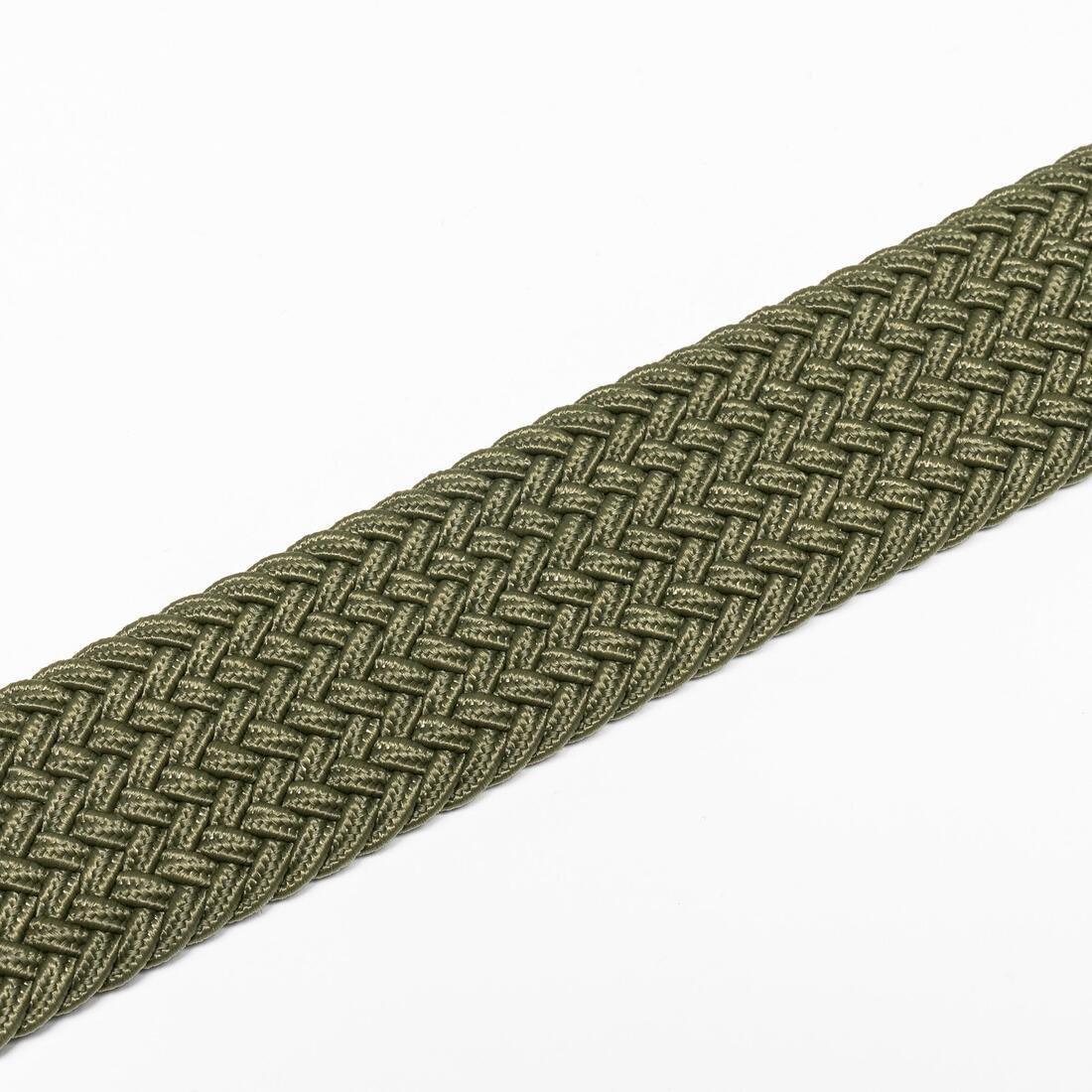 Golf Elastic And Stretchy Braided Belt, Beige, No Color, large image number 6