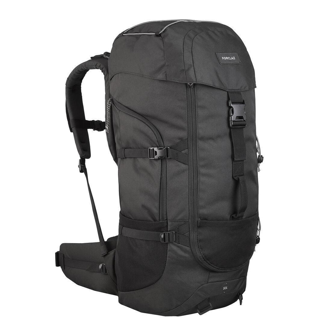 Travel Backpack 50L - Travel 100, Black, No Color, medium
