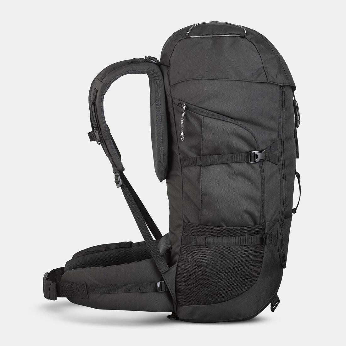 FORCLAZ - Travel Backpack 50L - Travel 100, Black