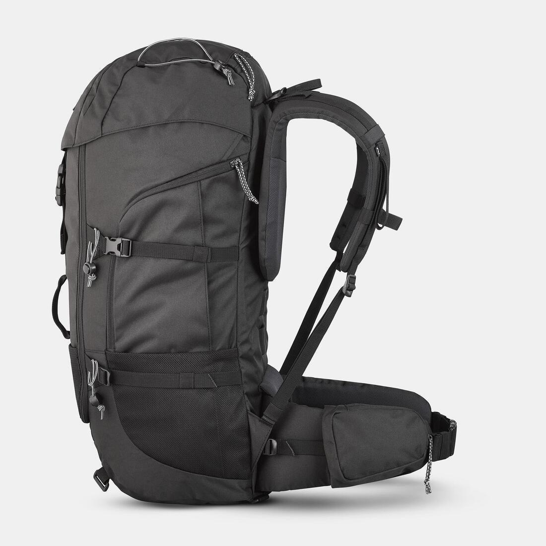 Travel Backpack 50L - Travel 100, Black, No Color, large image number 4