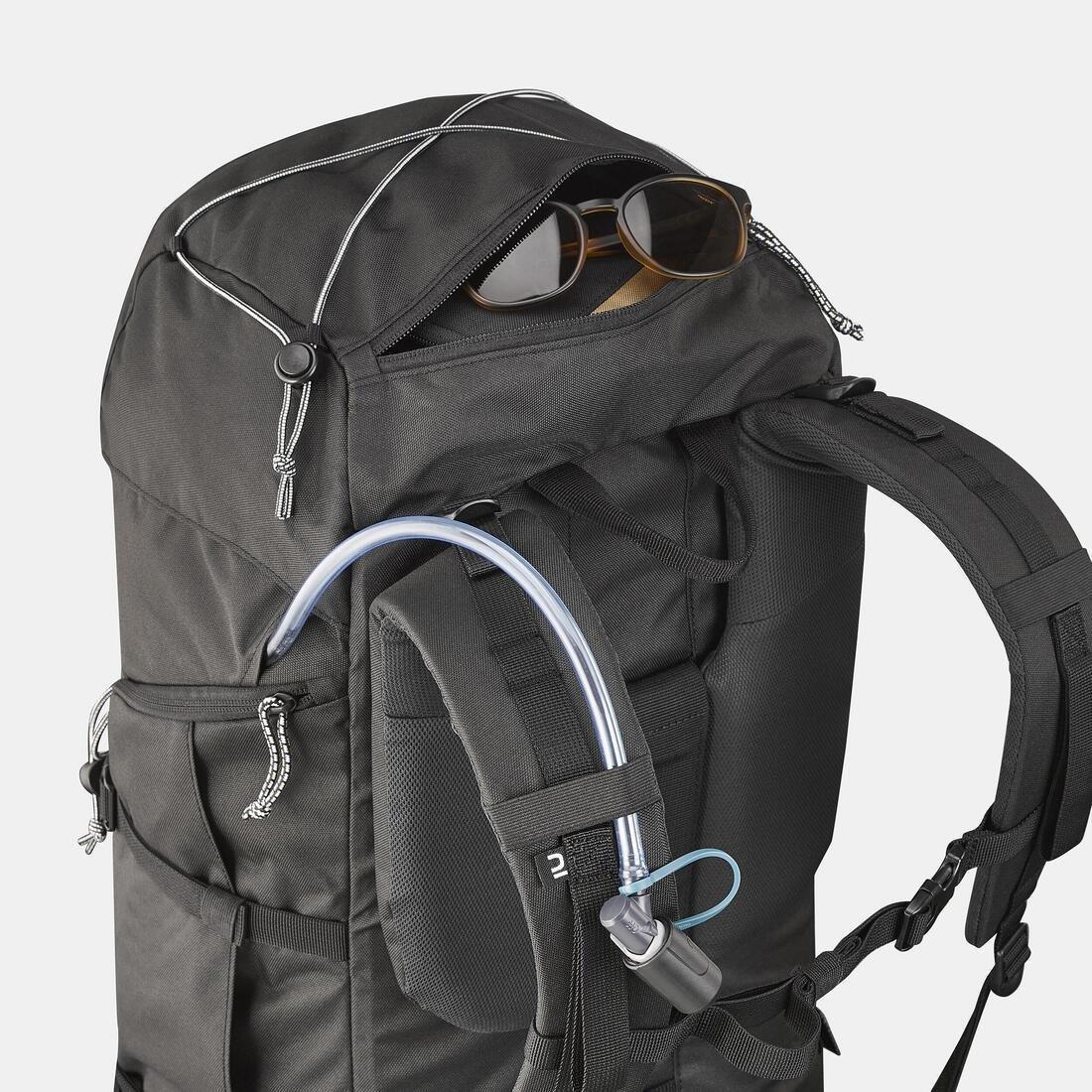 Travel Backpack 50L - Travel 100, Black, No Color, large image number 7
