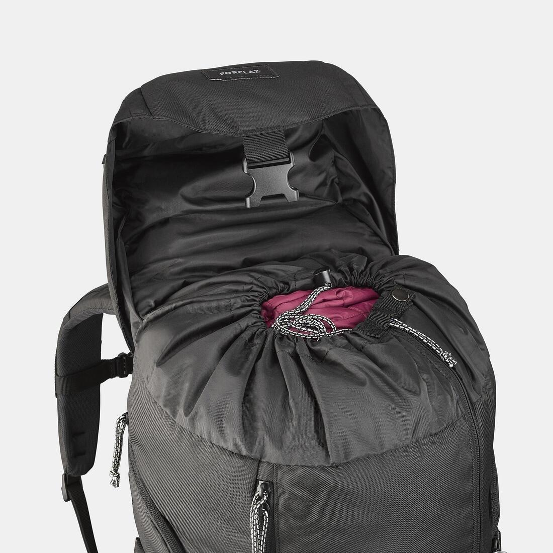 Travel Backpack 50L - Travel 100, Black, No Color, large image number 9
