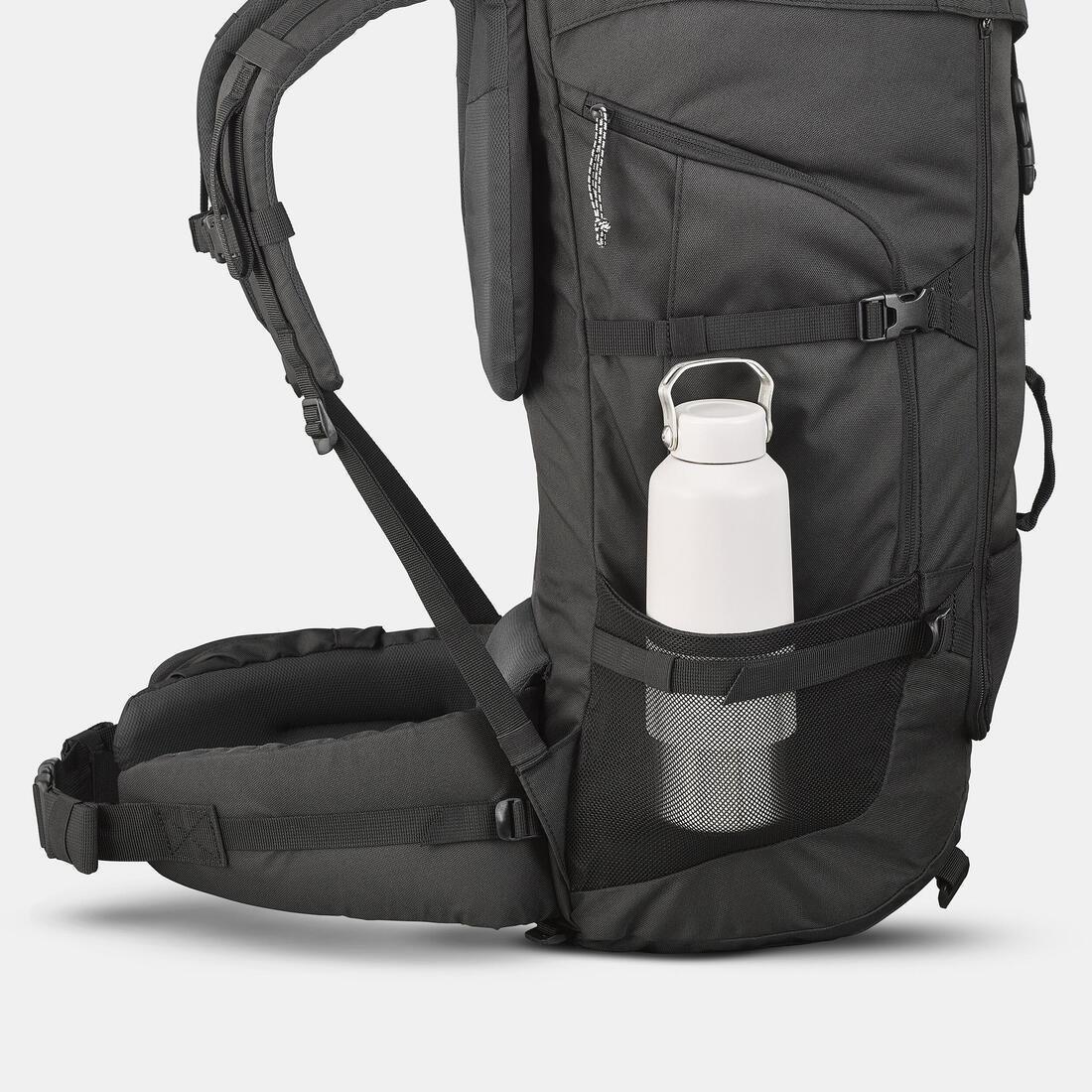 Travel Backpack 50L - Travel 100, Black, No Color, large image number 11