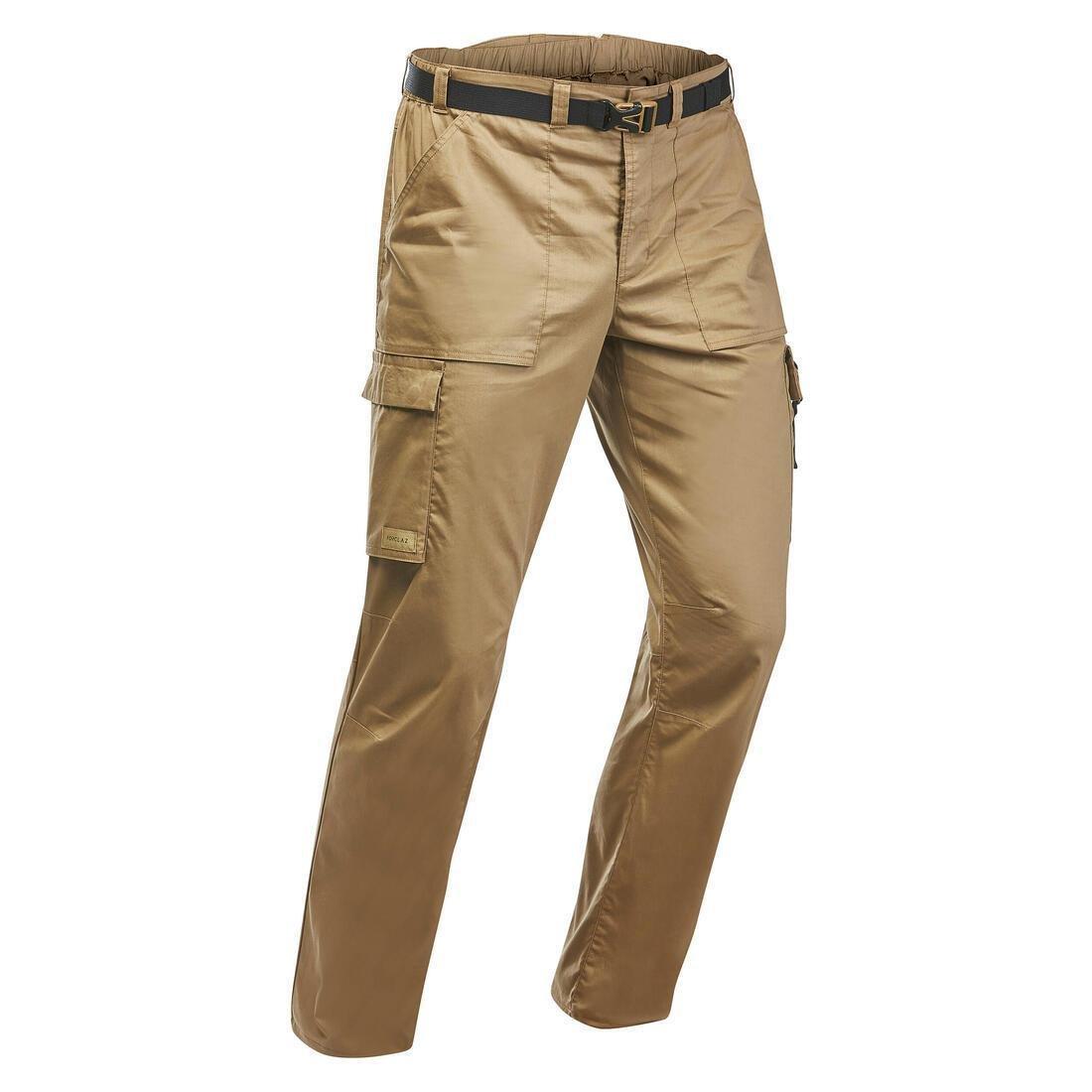 Men Desert Trekking Anti-Uv Eco-Designed Trousers - Desert 900, Brown, , large image number 7