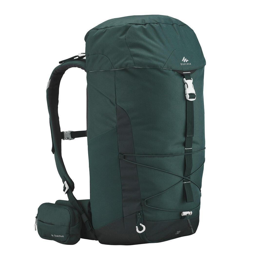Mountain Hiking Backpack 30L - Mh100, Green, No Color, large image number 3