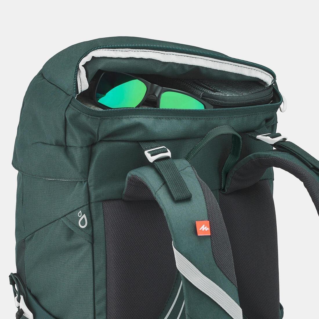 Mountain Hiking Backpack 30L - Mh100, Green, No Color, large image number 11