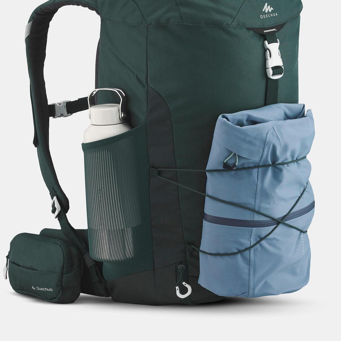 Mountain Hiking Backpack 30L - Mh100, Green, No Color, large image number 12