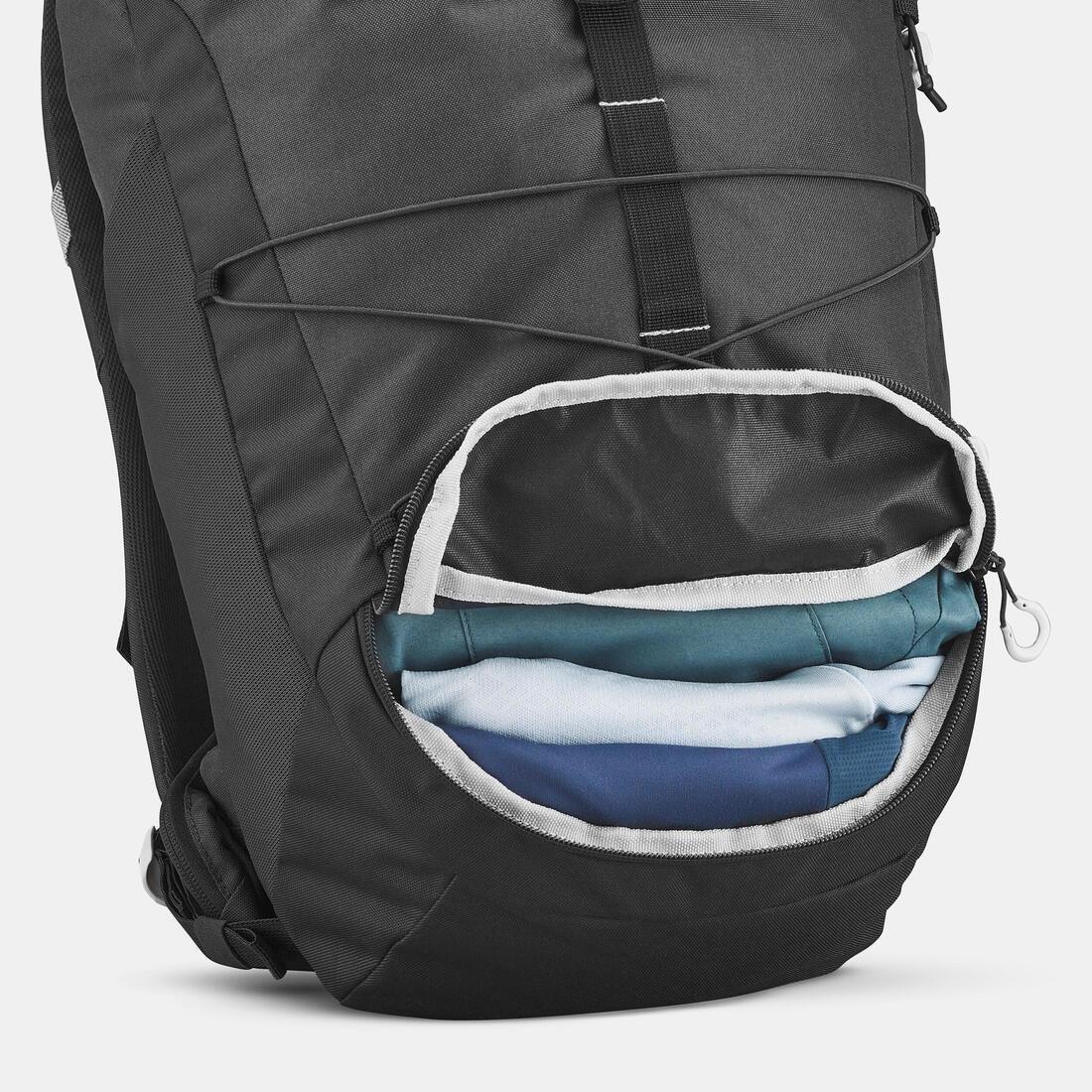 Mountain Hiking Backpack 30L - Mh100, Black, No Color, large image number 5