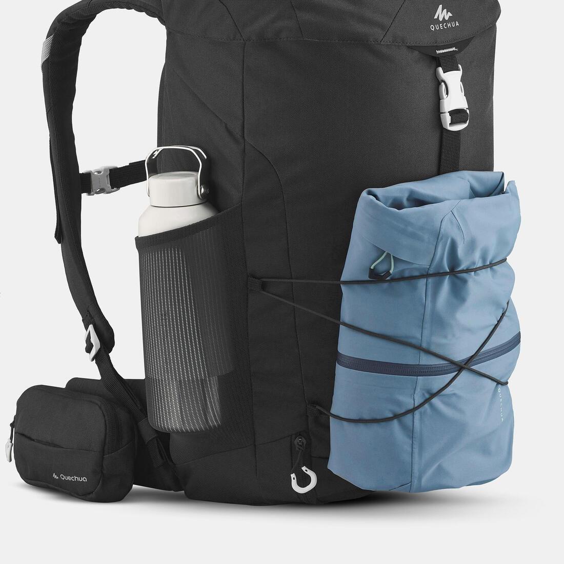 Mountain Hiking Backpack 30L - Mh100, Black, No Color, large image number 8
