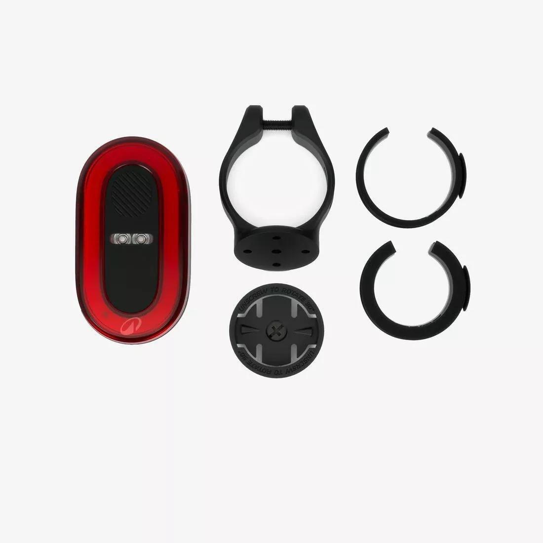 USB Rechargeable Rear Bike Light With Deceleration Sensor - RL930, Black, No Color, large image number 5