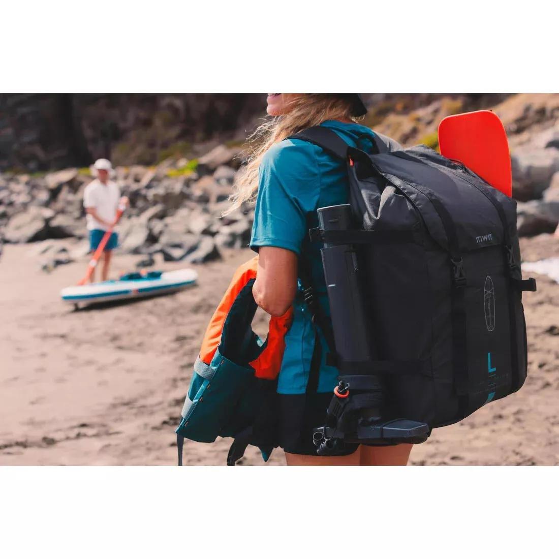 Compact Stand Up Paddle And Kayak Dual-Action, High-Pressure Pump 0-20 Psi, Black, No Color, large image number 13