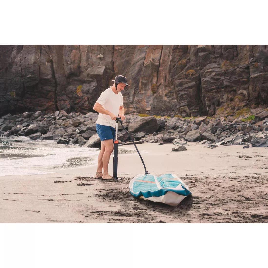 Compact Stand Up Paddle And Kayak Dual-Action, High-Pressure Pump 0-20 Psi, Black, No Color, large image number 14