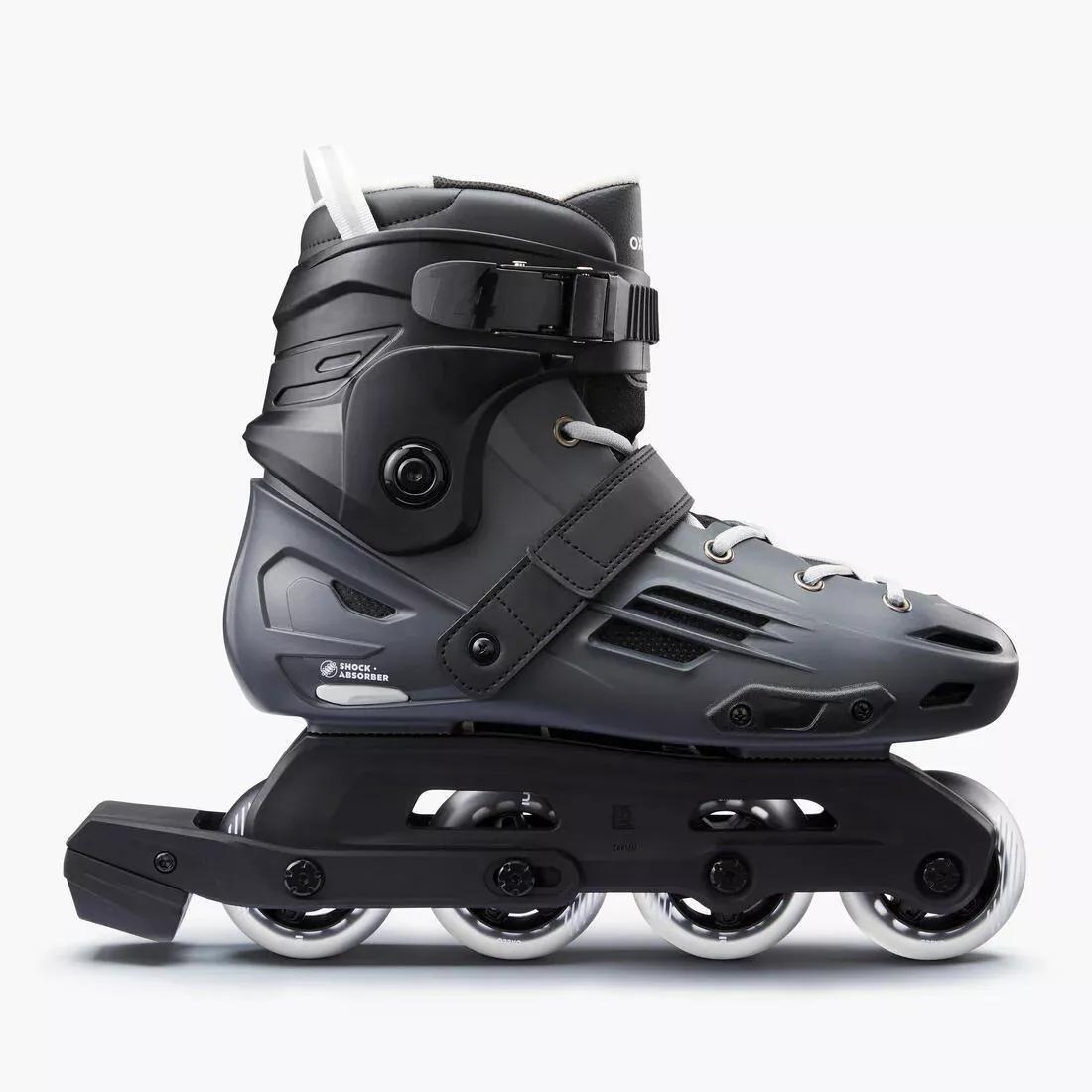 Adults Inline Skates - MF140 Hard Shell, Grey, No Color, large image number 1